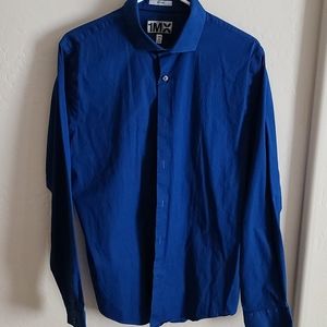 Men's Classic Solid Stretch Cotton 1Mx Dress Shirt